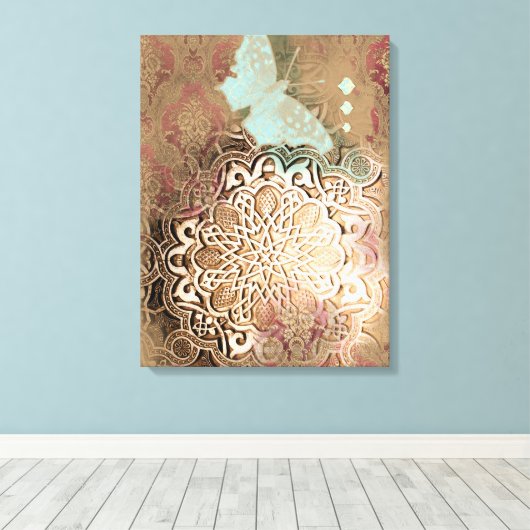 Flux Oriental II - Toile Enveloppée (Insitu (Plancher de Bois))