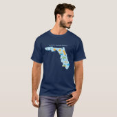 FLVS, Floride T-Shirt (Navy) (Devant entier)
