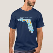 FLVS, Floride T-Shirt (Navy) (Devant)