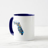 FLVS Staat Florida  Mok (Voorkant links)