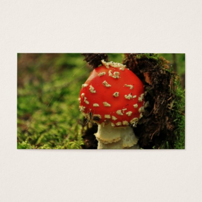 Fly Agaric Visitekaartje (Voorkant)