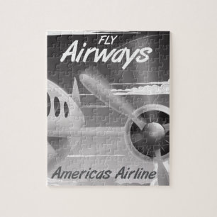 Fly Airways poster van vintage Legpuzzel