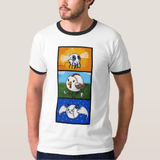 Fly Ball, Fowl Ball, Baseball Bat T-shirt