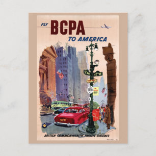 Fly BCPA aan de Schrijver van Amerika teruggezet Briefkaart