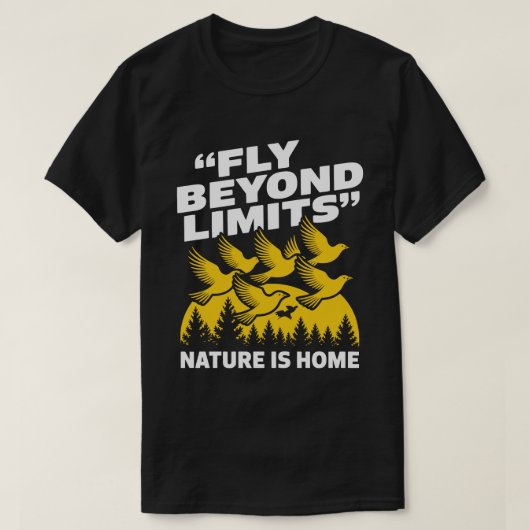Fly Beyond Limits T-shirt (Design voorkant)