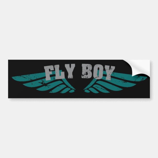 Fly Boy Bumpersticker (Voorkant)