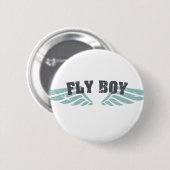 Fly Boy Ronde Button 5,7 Cm (Voorkant /achterkant)
