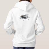 Fly Buddy femmes sweat à capuche blanc dos (Dos)