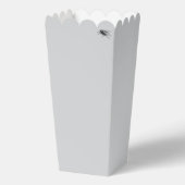 Fly Buddy grijze popcorn dozen Bedankdoosjes (Voorkant)