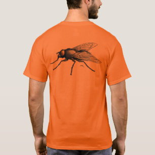 Fly Buddy homme t-shirt orange dos