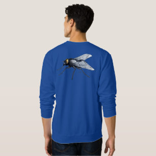 Fly Buddy mannen blauw sweatshirt terug