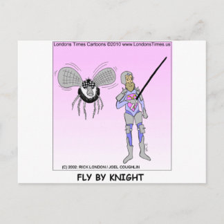 Fly By Knight Grappige Cadeaus T-shirts Mokken Kaa Briefkaart