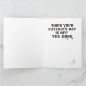 Fly Dad Folded Vaderdag Wenskaart Kaart (Binnen)