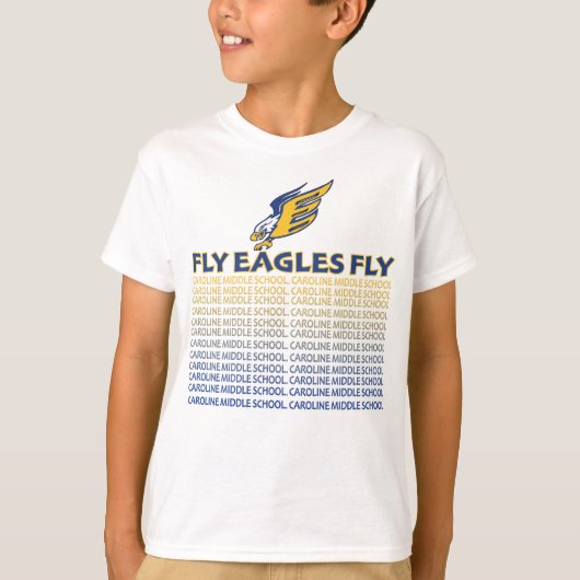 FLY EAGLES VLIEG, Fan T-shirt (Voorkant)