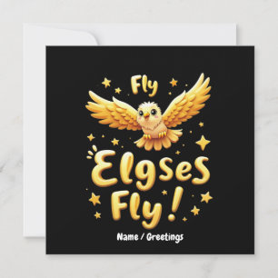 Fly Elgses Fly Inspirerend Eagle Art Kaart