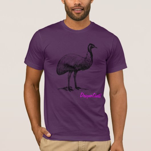 Fly Emu T-shirt (Voorkant)