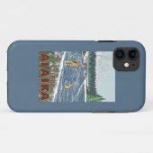 Fly Fisherman - Curry, Alaska Case-Mate iPhone Case (Achterkant (horizontaal))
