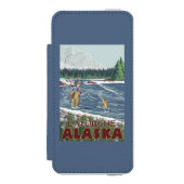 Fly Fisherman - Latouche, Alaska Incipio iPhone Portemonnee Hoesje (Voorkant Agenda)