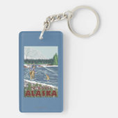 Fly Fisherman - Seward, Alaska Sleutelhanger (achterkant)