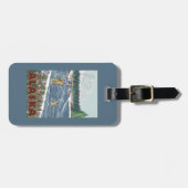 Fly Fisherman - Wrangell, Alaska Bagagelabel (Voorkant horizontaal)