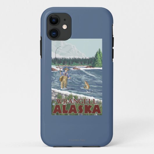 Fly Fisherman - Wrangell, Alaska Case-Mate iPhone Case (Achterkant)