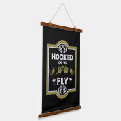 Fly Fishing Canada Hangend Wandkleed (Gebogen)