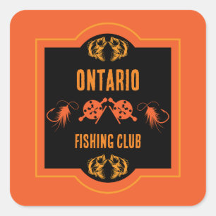 Fly Fishing Canada Vierkante Sticker