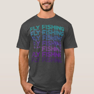 Fly Fishing Retro Gift T-shirt