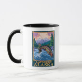 Fly Fishing Scene - Latouche, Alaska Mok (Links)