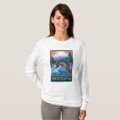 Fly Fishing Scene - Montana T-shirt (Voorkant volledig)