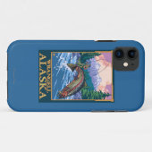 Fly Fishing Scene - Wrangell, Alaska Case-Mate iPhone Case (Achterkant (horizontaal))
