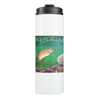Fly Fishing Trout Salmon/Rainbow Trout Gift Thermosbeker