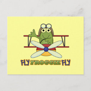 Fly Froggie Fly Tshirts en Gifts Briefkaart