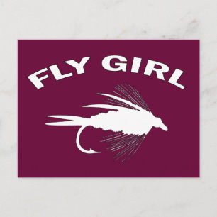 FLY GIRL BRIEFKAART