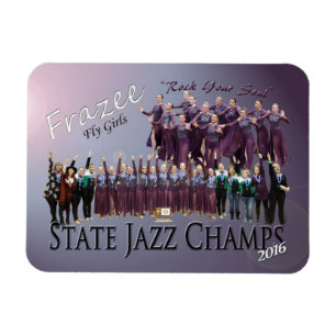 Fly Girls State Jazz Champions 3x4" fotomagneet Magneet