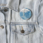 Fly High Blue Sky Series 2 Pin Button (In situ)