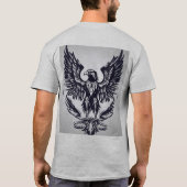 "Fly High: Eagle-geïnspireerd T-shirt Design" (Achterkant)