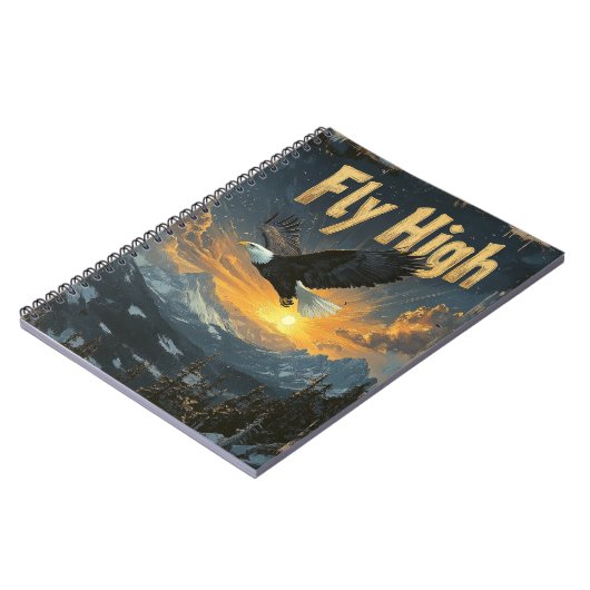 Fly High Eagle Journal - Carnet de motivation (Côté gauche)