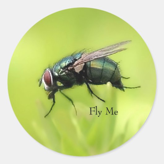 Fly Me Sticker (Voorkant)
