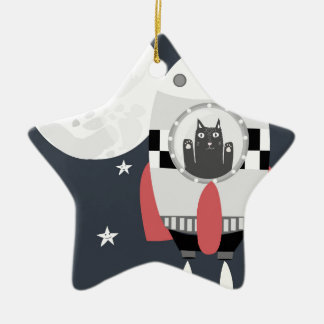 fly me to the moon keramisch ornament