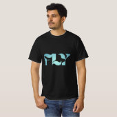 FLY - Modern Minimalist Typography Graphic T-Shirt (Devant entier)