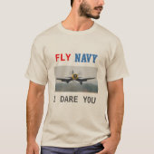 Fly Navy- F4U Corsair T-shirt (Voorkant)
