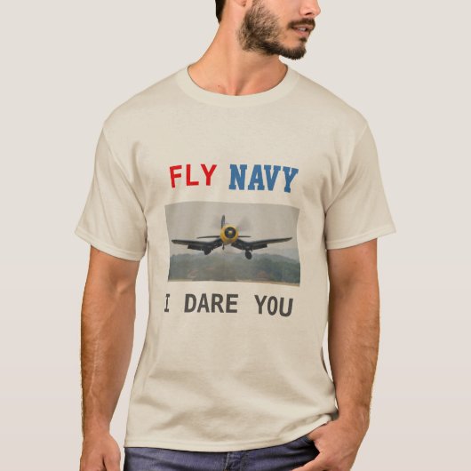 Fly Navy- F4U Corsair T-shirt (Voorkant)