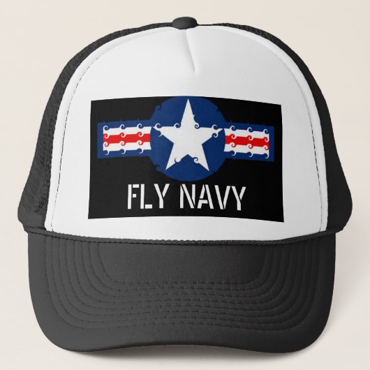 FLY NAVY TRUCKER PET (Voorkant)