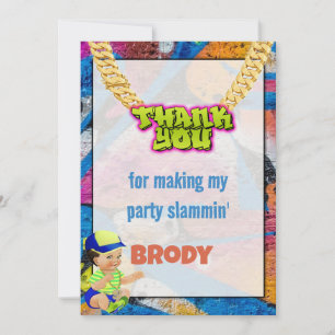 Fly Prince Baby bedankje Kaart