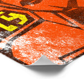 FLY ROCKET RED POSTER (Hoek)