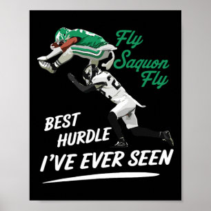 Fly Saquon Fly Beste Hundle Ik heb ooit gezien Eag Poster