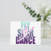 Fly Soar Dance Briefkaart (Staand voorkant)