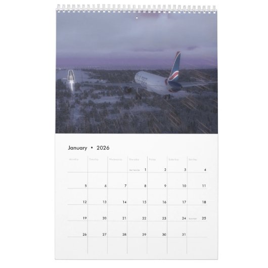 Fly UK 2018 Agenda Kalender (Jan 2026)