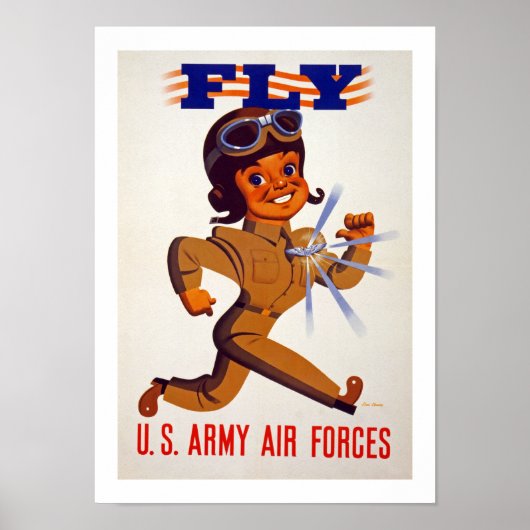 Fly - VS Army Air Forces Poster (Voorkant)